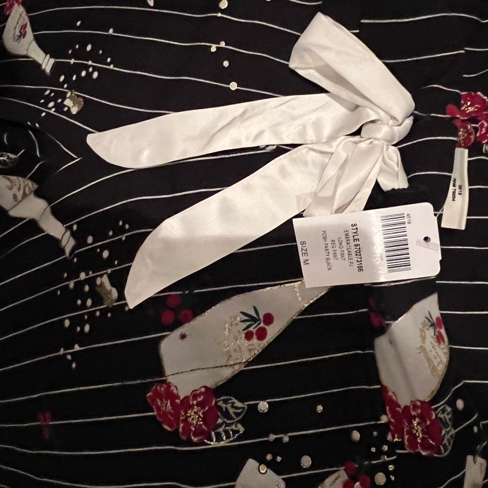White House Black Market Black  Pajamas - Picture 2 of 5